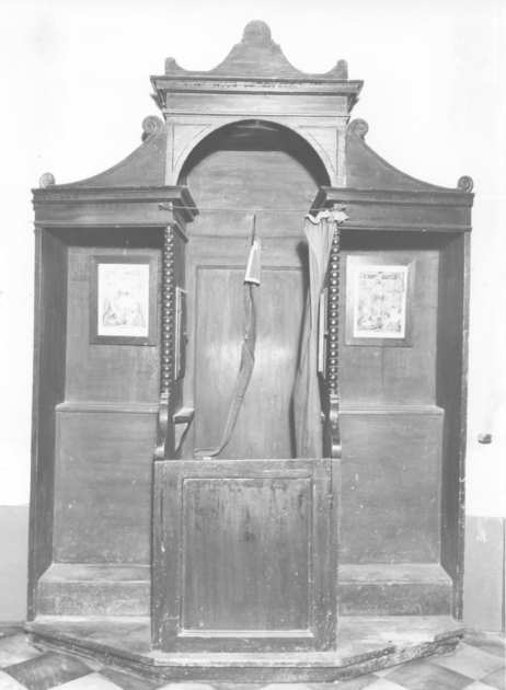 confessionale - ambito lucchese (sec. XIX)