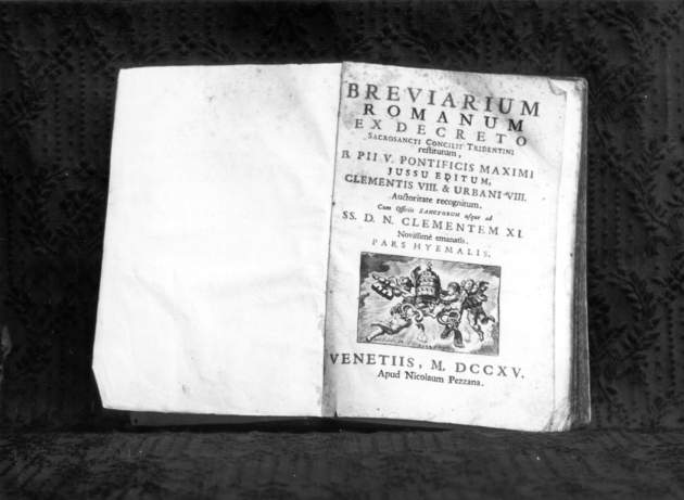 coperta di libro liturgico di Piccini Isabella (sec. XVIII)