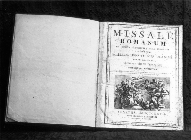 coperta di libro liturgico di Piccini Isabella (sec. XIX)