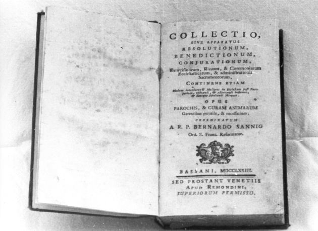 coperta di libro liturgico - produzione veneziana (sec. XVIII)