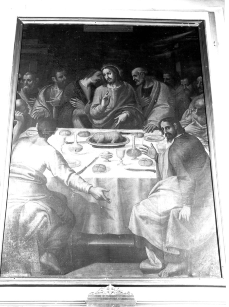 ULTIMA CENA (dipinto) di Sani Ippolito (sec. XVI)