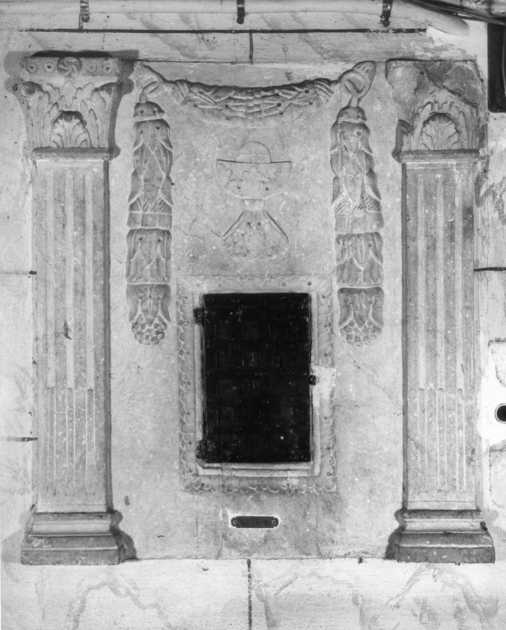 tabernacolo - bottega italiana (fine/inizio secc. XV/ XVI)