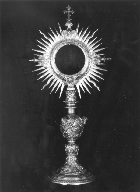 ostensorio - a raggiera di Controni Pier (sec. XVII)