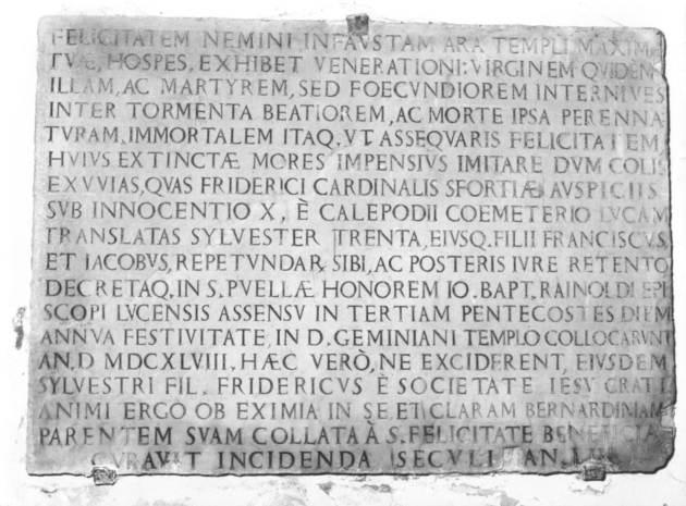 lastra - bottega lucchese (sec. XVII)