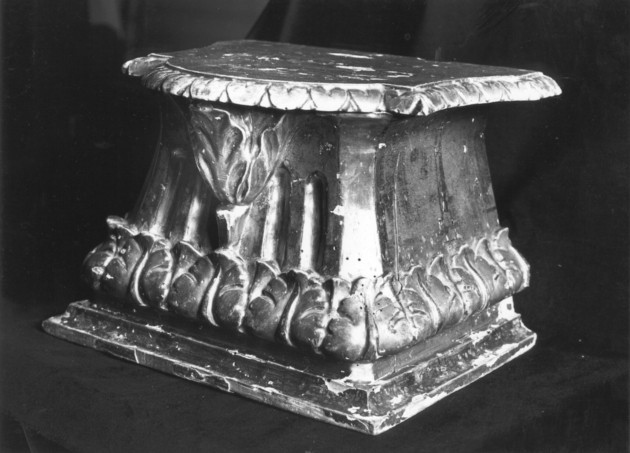 tronetto per esposizione eucaristica - bottega lucchese (sec. XIX)