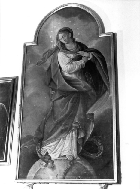 IMMACOLATA CONCEZIONE (dipinto) - ambito toscano (metà sec. XIX)
