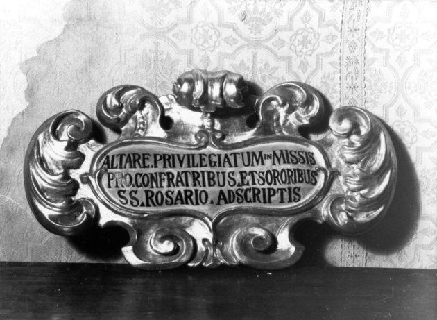 cartiglio - bottega lucchese (sec. XIX)