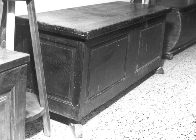 cassapanca - bottega lucchese (sec. XIX)