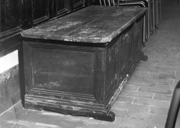 cassapanca - bottega lucchese (sec. XVIII)