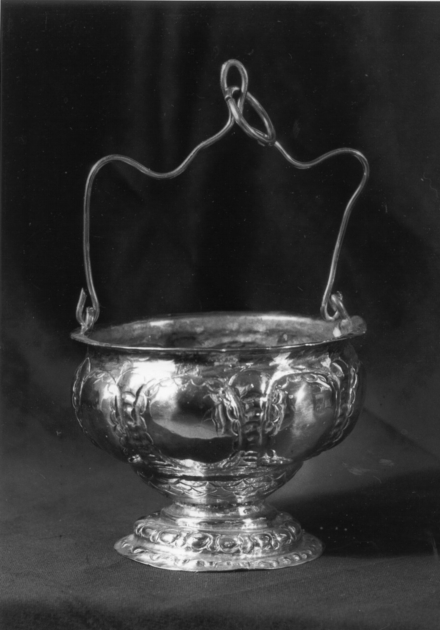 secchiello per l'acqua benedetta - bottega italiana (fine sec. XVII)