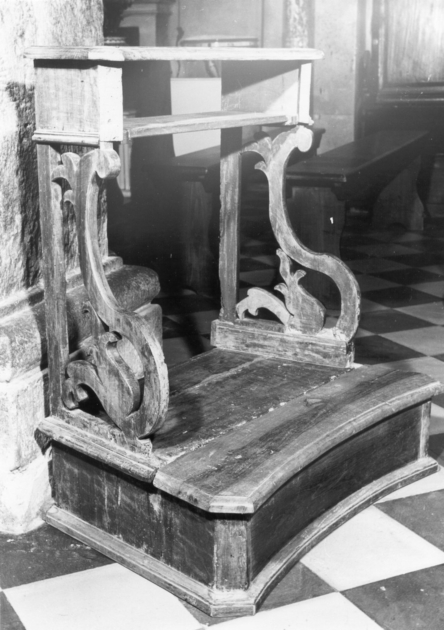 inginocchiatoio - bottega lucchese (sec. XVIII)