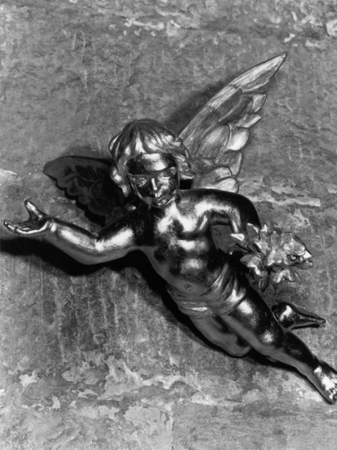 angelo (statuetta, serie) - bottega lucchese (sec. XIX)