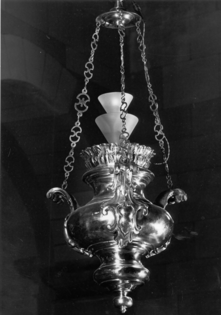 lampada pensile - bottega toscana (secc. XVIII/ XIX)