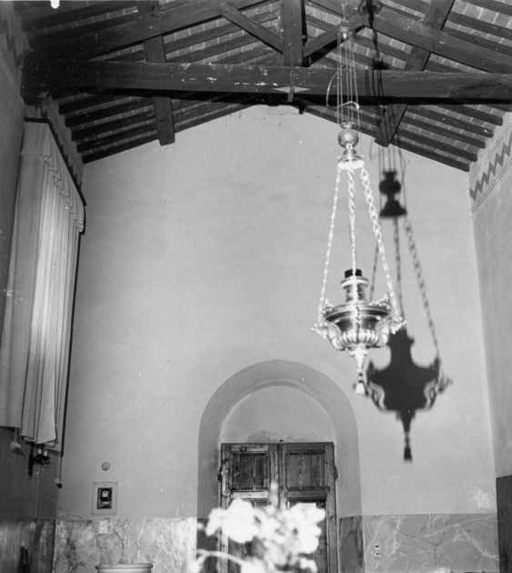 lampada pensile - bottega toscana (seconda metà sec. XIX)