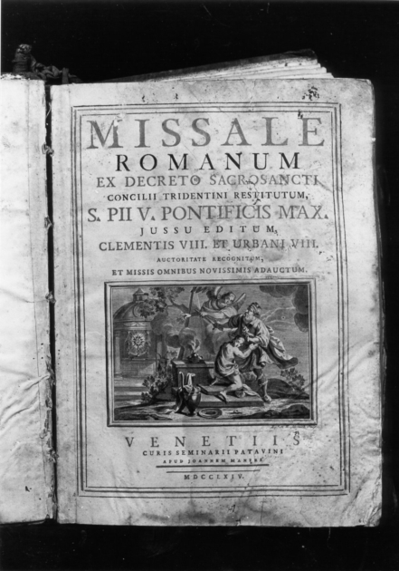 coperta di libro liturgico di Beylbruck J.M - bottega veneziana (sec. XVIII)