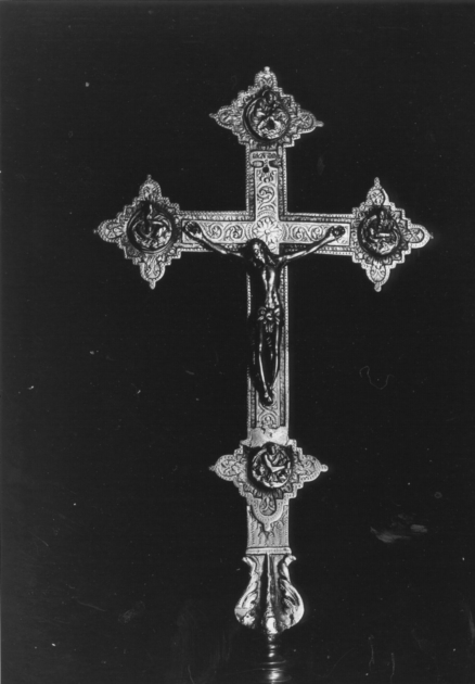 croce processionale - bottega toscana (sec. XVIII)