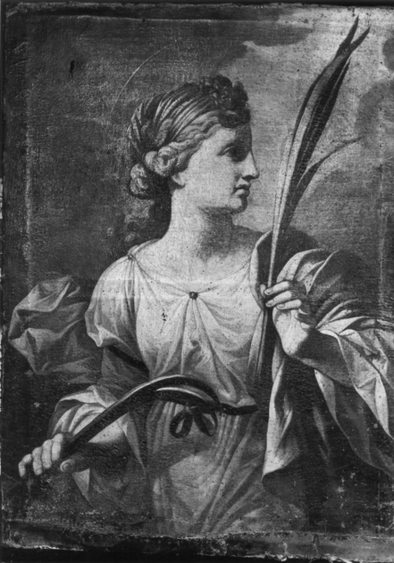 SANTA MARTIRE (dipinto) - ambito italiano (sec. XVII)