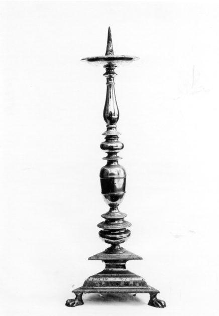 candeliere, serie - bottega toscana (sec. XVII)