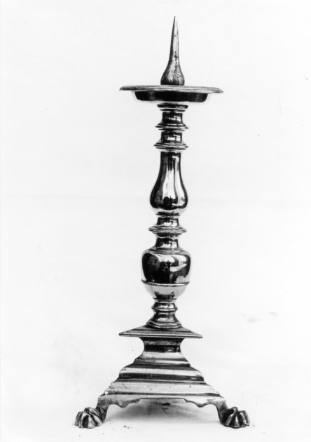 candeliere, serie - bottega toscana (inizio sec. XVII)