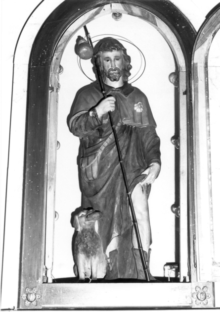SAN ROCCO (statua) - bottega lucchese (fine/inizio secc. XIX/ XX)