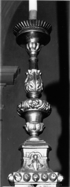 candeliere, serie - bottega lucchese (sec. XIX)