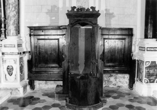 confessionale - bottega lucchese (sec. XVIII)