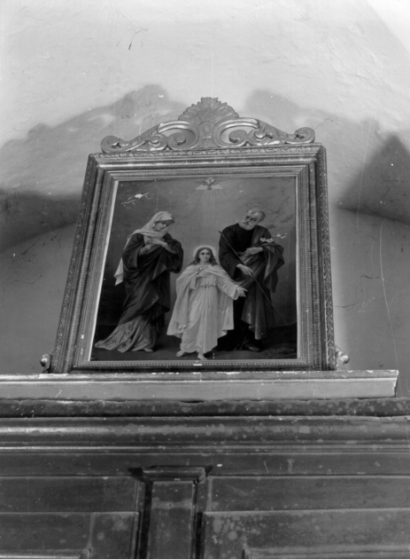 SACRA FAMIGLIA (dipinto) - ambito italiano (fine/inizio secc. XIX/ XX)