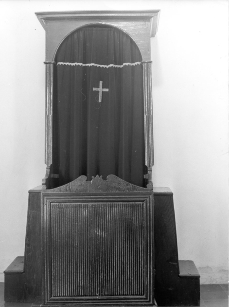 confessionale - bottega lucchese (sec. XVIII)