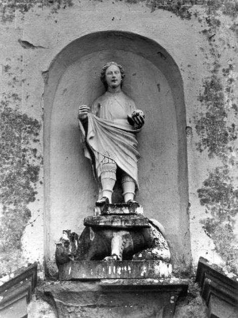 SAN MICHELE ARCANGELO (statua) - ambito apuano (sec. XVII)