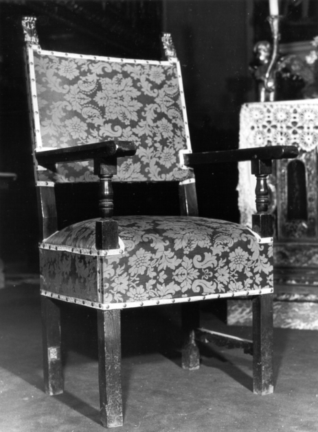poltrona, serie - ambito lucchese (sec. XVII)
