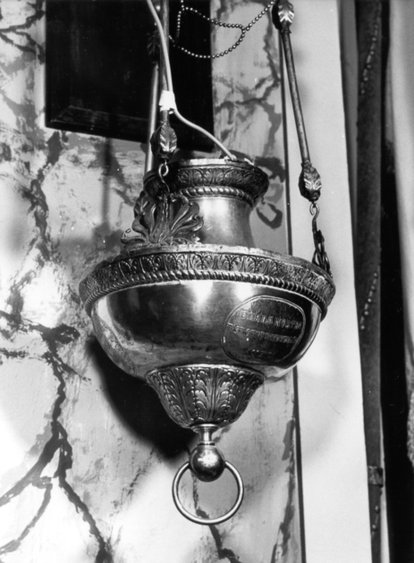 lampada pensile - bottega toscana (sec. XIX)