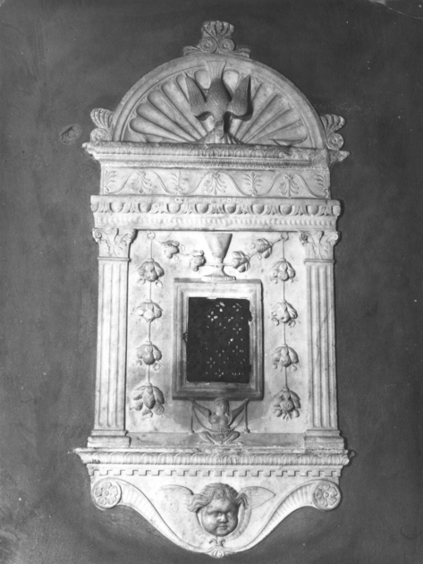 tabernacolo murale - ambito apuano (sec. XVI)
