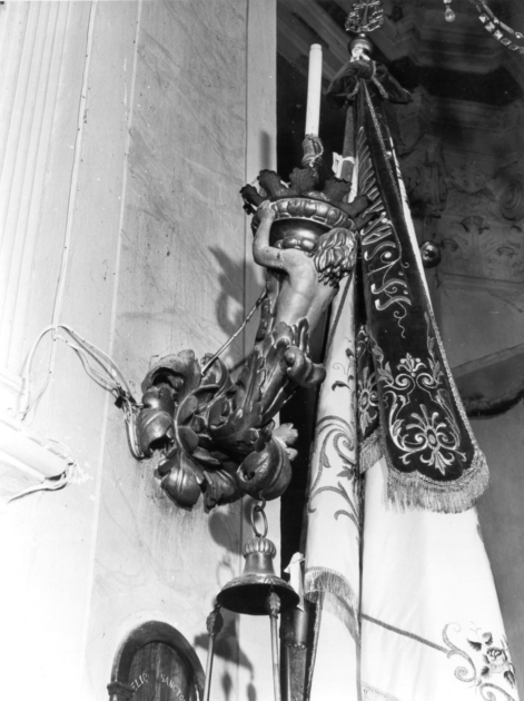 candeliere da parete, serie - bottega tosco-emiliana (fine sec. XVII)