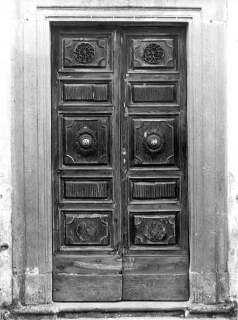 porta - a due battenti - ambito lucchese (sec. XIX)