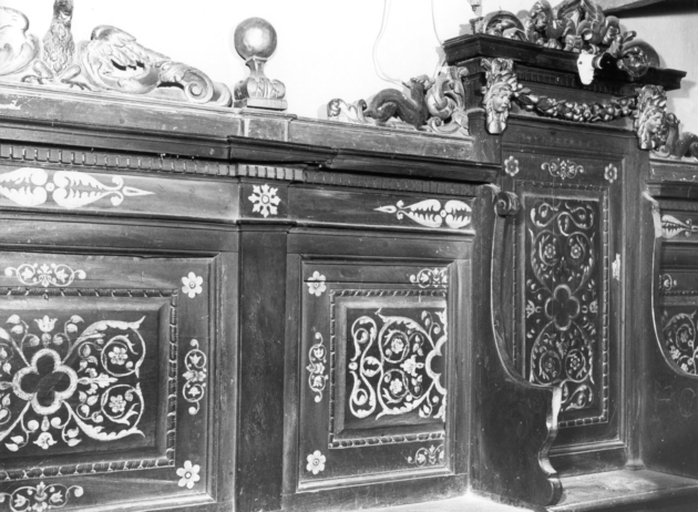 stalli del coro - ambito toscano (seconda metà sec. XVIII)