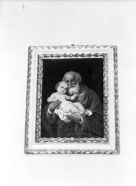 San Giuseppe e Gesù Bambino (dipinto) - ambito toscano (sec. XVIII)