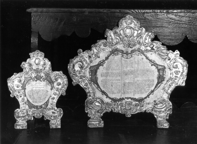 cartagloria, serie - bottega toscana (sec. XVIII)