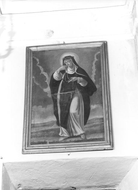 SANTA CATERINA DA SIENA (dipinto) - ambito lucchese (sec. XVIII)