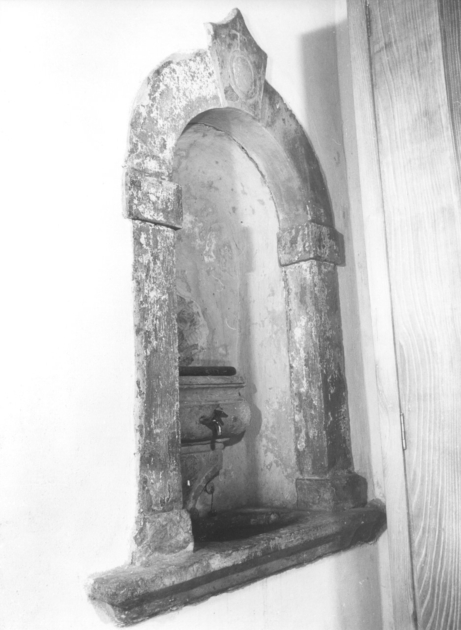 lavabo da sacrestia - bottega lucchese (sec. XVIII)
