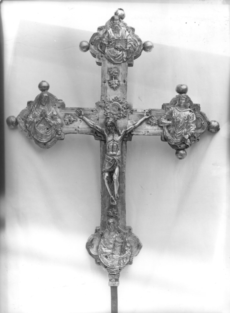 croce processionale di Marti Francesco (maniera) (terzo quarto sec. XVI)