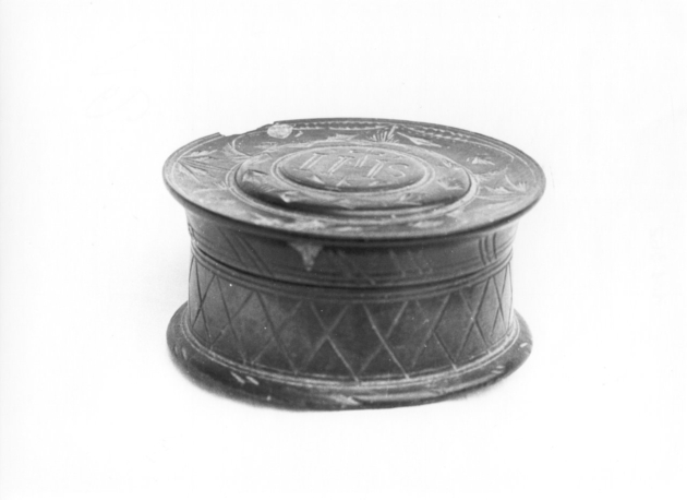 scatola per ostie - ambito lucchese (sec. XIX)