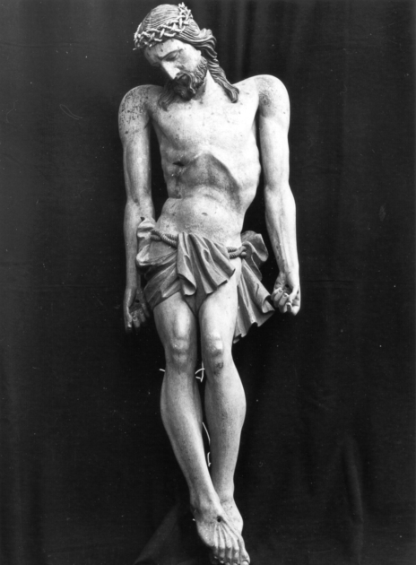 CRISTO MORTO (statua) - ambito toscano (sec. XVIII)