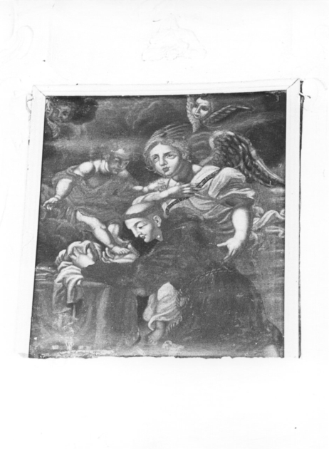 Sant'Antonio da Padova con il bambino (dipinto) - ambito toscano (sec. XIX)