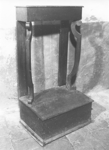 inginocchiatoio - ambito lucchese (sec. XIX)