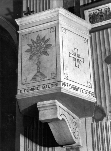 pulpito - ambito apuano (sec. XIX)