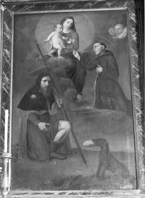 Madonna con Bambino e Santi (dipinto) - ambito lucchese (sec. XIX)