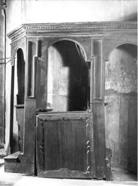 confessionale - bottega lucchese (sec. XVIII)