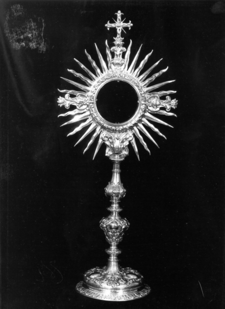 ostensorio - a raggiera di Vambrè Giovanni il Vecchio (fine sec. XVII)