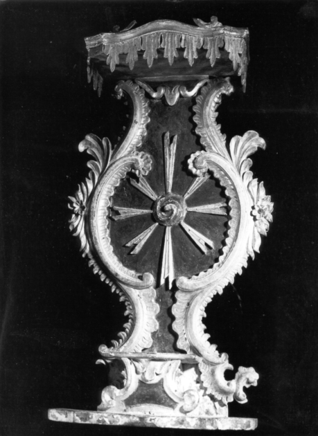 tronetto per esposizione eucaristica - ambito lucchese (fine sec. XIX)