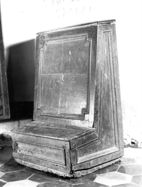 inginocchiatoio - ambito lucchese (sec. XVIII)